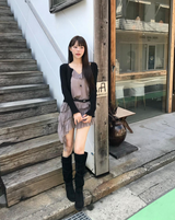 ラブオブスリムデイフリルカーディガン