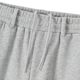 Essential 2-way String Banding Wide Sweat Pants - MELANGE GREY