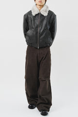 Dept Fur Leather Jacket (3color)