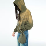 Waxed Cotton Hippie Bag Khaki