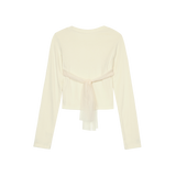 BALLET TIED RIBBON TOP (3 COLORS)