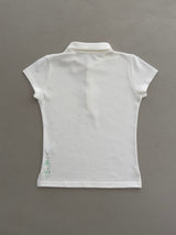 dancing orchid standard slim-fit PK T-shirts (ivory) 2sizes