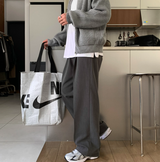 エバーランガーラウンドタックサイドバンディングセミワイドスラックス