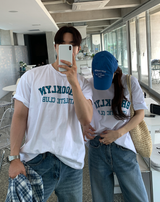 ドローブロークリンオーバーサイズショートスリーブTシャツ/ 4 カラーズ