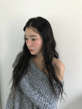 Bunny Faux Fur Snap Hair Clip (3color)