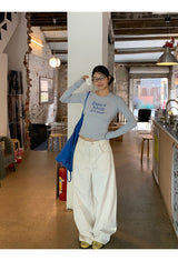 スカイレタリングスリムロングスリーブTシャツ