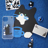 Mouse Pad tuxedo cat