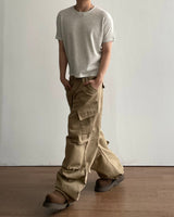 ソフクロップワッフル半袖Tシャツ