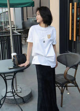 UNITY pure cotton short sleeved white