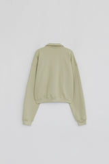 DIAGONAL LOGO HALF ZIP UP