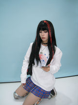 i ♥ Korea 長袖Tシャツ [red]