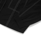COLLECTION SOFT VELVET WOVEN JUMPER [BLACK]