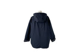 Rumber Check Color Matching Overfit Hood Padding Jumper