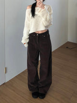 Boat Neck Knitwear (4 colors)