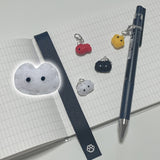 [MADE] Mini Pen Key ring - White cat