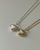 Loveholic necklace (silver)