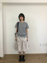 metallic frill skirt (3color)