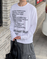 Smash Crop Lettering Long Sleeve