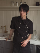 26SS★ [PLAN MADE] Blake Cutoff Napoleon Jacket