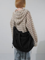 (UNISEX) Mesh Stripe Cropped Zip-up Knit