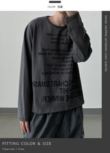 Smash Crop Lettering Long Sleeve