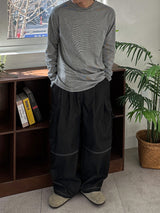 Mary Stripe Layered Warm Tee
