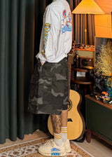 Camo Pocket Cargo Bermuda Shorts 2COLOR