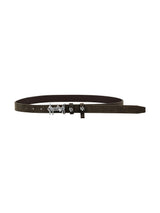 NO.623 [KHAKI] SPIKY BUCKLE LEATHER BELT