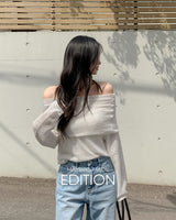 [MADE] Bamin off‑shoulder wool knit