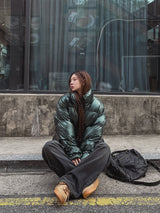 Crea 2way グロッシーオーバーパディングジャケット