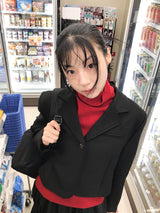 ウールタートルネックニット