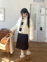[MADE] オーソン ウェロン パファー クロップ ショート パディング-ダウンジャケット