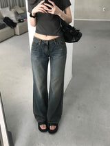 Nive Low-Rise Denim Pants (one color)