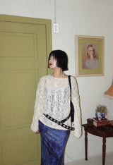 スターリーナイトレースロングドレス