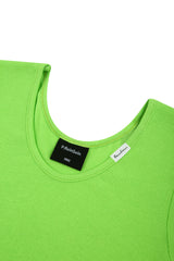 u-neck green grape candy crop t-shirts