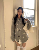 Cabin Toggle Oversized Fit Knit Cardigan