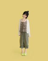 Frill capri pants (2 color)