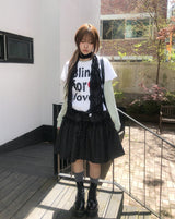 キッチュラブレタリング半袖Tシャツ