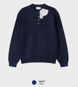 All Day Classic Wool Henry Neck Knit