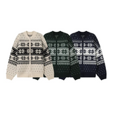 [F/W] スノーノルディックニットジップアップ(3color)