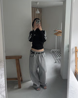 ベルトスウェットパンツ (Unisex)