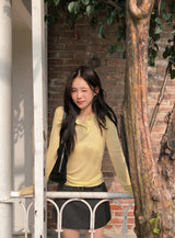 KE Henry Neck Long Sleeve T-Shirt (7color)