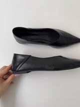 Leaf stiletto flat shoes