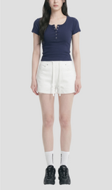 Riel Drawstring Banding Shorts