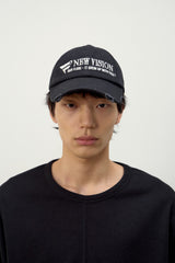 NEW VISION DESTROYED WASHED CAP (BLACK)