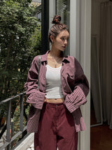 Air Pigment Loose Fit Checkered Shirt