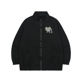 SIERRA LEOPARD HEART WINDBREAKER UNISEX
