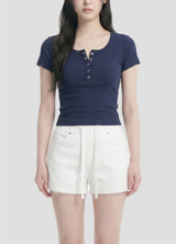 Riel Drawstring Banding Shorts
