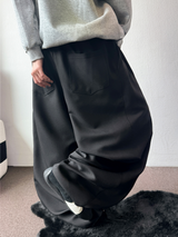 Cat Silky Balloon Loose Balloon Slacks 4 Colors