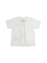 TEA CUP CROCHET T-SHIRT / WHITE